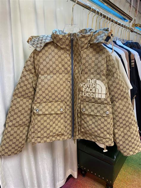 north face gucci winter jacket|north face gucci for sale.